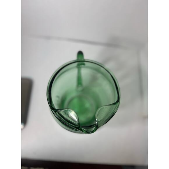 Coca-Cola Green glass pitcher Wahataburger - Picture 8 of 12